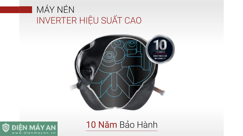 Tủ Lạnh Hitachi Inverter 374 Lít HRTN6408SAGMGVN 